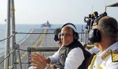 What's Raksha Mantri Doing At Sea?