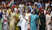 A day after PM, Mamata meets women from Sandeshkhali