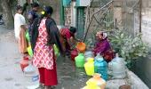 Karnataka water crisis: Tankers seen at CM residence