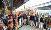 Large number of farmers gather at Ramlila Maidan