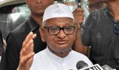 Irony that Kejriwal who fought against...: Hazare