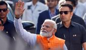 Modi hails EC for 'violence-free' polls in 2 phases