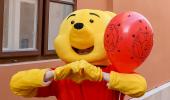 Winnie the Pooh Protests Xi Jinping!