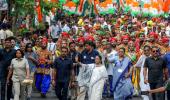 Mamata walks 9 km during Kolkata, Dum Dum roadshows