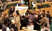 Massive brawl, JSR slogans: High drama in JK assembly