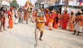 Sadhus Head to Kumbh Mela