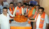 BJP's 'sweet' dig at Rahul, sends jalebi to Cong HQ