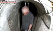 Hamas chief seen in tunnel hours before Oct 7 attack