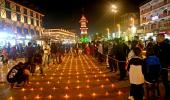 Historic! Diyas Light Up Srinagar