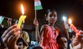 Kolkata turns off lights to protest doctor's rape