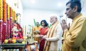 Like British, Cong...: Modi on Ganesh puja at CJI home