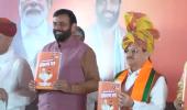 BJP guarantees jobs to Agniveers, Rs 2,100 to women