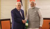 Modi meets Palestinian Prez in NY, discusses Gaza