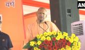 Only treatment for rioters is 'danda': Yogi slams Mamata