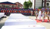 Modi meets top officials, Shah visits scene of attack