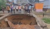 Portion of bridge collapses in Bihar's Jamui