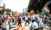 BJP workers ransack Cong headquarters in Patna, Kolkata