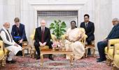 Putin attends dinner hosted by Prez at Rashtrapati Bhavan