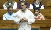 LIVE! Idea of equal India 'disturbs' RSS: Rahul in LS 