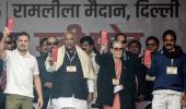 'Vote chori in BJP DNA': Cong targets Modi, EC at Delhi rally
