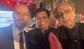 Tharoor shares selfie with BJP leader amid rift with Cong