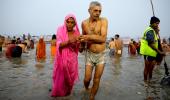 First Shahi Snan At Maha Kumbh Mela