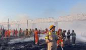 Cylinder blast triggers fire at Maha Kumbh; 18 tents gutted, no casualty