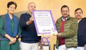 AAP releases 'Kejriwal ki Guarantee' for Delhi poll