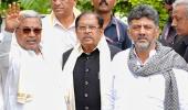 What option...: DKS after Sidda says he will be CM for 5 yrs