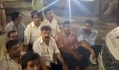 In midnight drama, police drag NCP-SP MLA during protest 