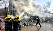 Pix: After the flight crashed!