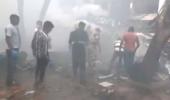 Air India flight fell on ground right after take-off