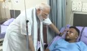 Modi meets Air India crash survivor in Ahmedabad