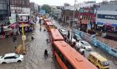 Rain lashes Delhi, 12 flights diverted; road traffic hit