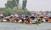 A Shikara Rally On Dal Lake