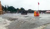 Temples Submerged In Godavari