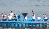 In Pics: India twists and breathes to mark Yoga Day