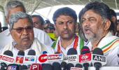 Leadership change buzz: Sidda, DKS present united front
