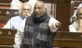 Uproar in Rajya Sabha over Kharge's 'unparliamentary' remark