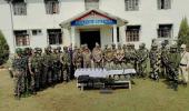 Four militants held in Manipur; arms, ammo seized