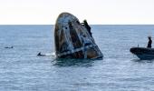 See who welcomes Sunita Williams after splashdown