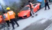 'Koi mar gaya kya': Lamborghini driver after hitting 2 workers