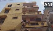 Four-storey building tilts in Delhi's Shahdara, vacated