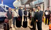 Flight with Indian MPs lands in Moscow amid air attack