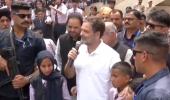 LIVE! Rahul Gandhi meets Pak shelling victims in Poonch 