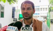 Lalu Prasad's son Tej Pratap booked for poll code breach