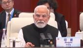 Modi slams 'support to terrorism' in Pak PM's presence