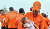 Baby Rescued From Punjab Floods