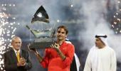 Federer subdues Berdych to win sixth Dubai title