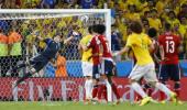 PHOTOS: Luiz wonder-kick sets up Brazil date with Germany